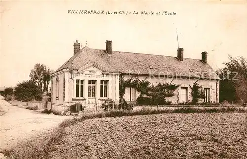 AK / Ansichtskarte Villiersfaux Mairie Ecole Villiersfaux