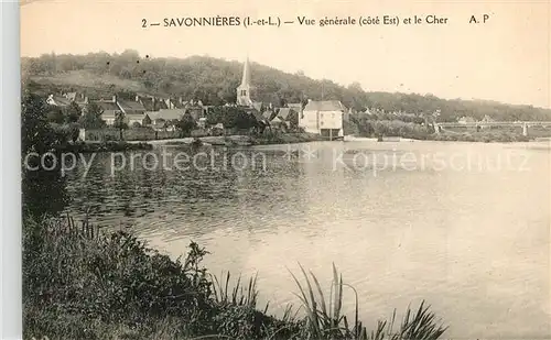 AK / Ansichtskarte Savonnieres_d_Indre et Loire Panorama Cher Savonnieres_d