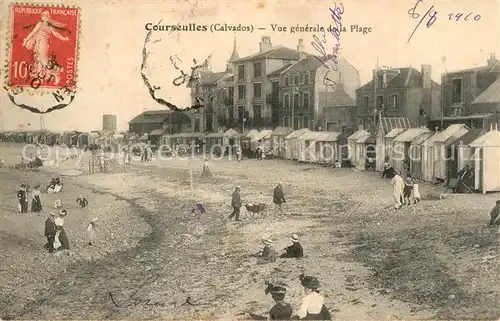 AK / Ansichtskarte Courseulles sur Mer Panorama Plage Courseulles sur Mer