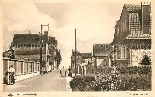 AK / Ansichtskarte Langrune sur Mer Avenue de l Est Langrune sur Mer