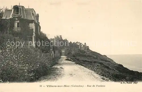 AK / Ansichtskarte Villers sur Mer Rue de Foulens Villers sur Mer