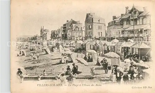 AK / Ansichtskarte Villers sur Mer Plage  Heure des Bains Villers sur Mer