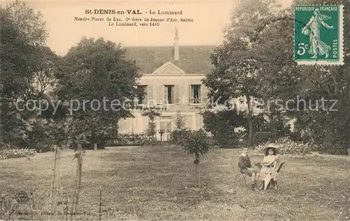 AK / Ansichtskarte Saint Denis en Val Messire Pierre du Lys Ste frere de Jeanne dArc habits Saint Denis en Val