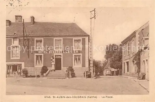 AK / Ansichtskarte Saint Aubin des Coudrais La Place Saint Aubin des Coudrais