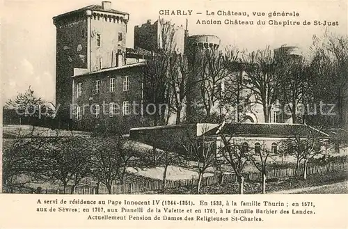 AK / Ansichtskarte Charly sur Marne Ancien Chateau du Chapitre de Saint Just Charly sur Marne
