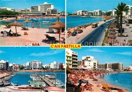 AK / Ansichtskarte Can_Pastilla_Palma_de_Mallorca Strand Promenade Hafen Hotels Can_Pastilla