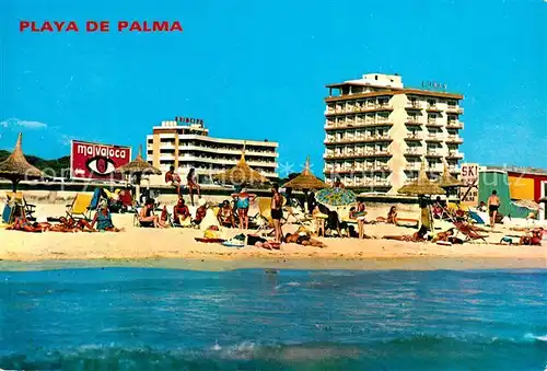 AK / Ansichtskarte Playa_de_Palma_Mallorca Strand Hotels Playa_de_Palma_Mallorca