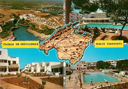AK / Ansichtskarte Cala_d_Or Ciudad de vacaciones Dulce Farniente Piscina Cala_d_Or