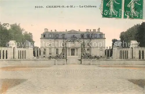 AK / Ansichtskarte Champs sur Marne Chateau Champs sur Marne