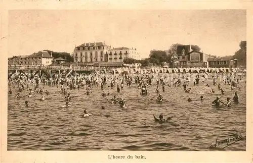 AK / Ansichtskarte Arcachon_Gironde Strand  Arcachon Gironde