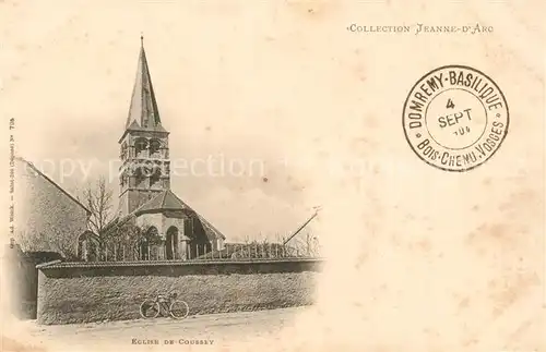 AK / Ansichtskarte Domremy la Pucelle_Vosges Eglise de Coussey Domremy la Pucelle_Vosges