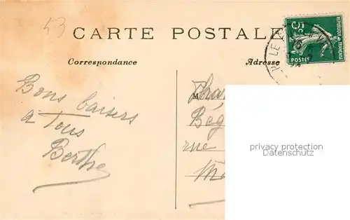 AK / Ansichtskarte Le_Puy en Velay La Fer a Cheval vue prise du Musee Crozatier Le_Puy en Velay