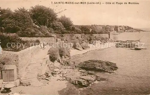 AK / Ansichtskarte Sainte Marie sur Mer Cote et Plage de Mombau Sainte Marie sur Mer