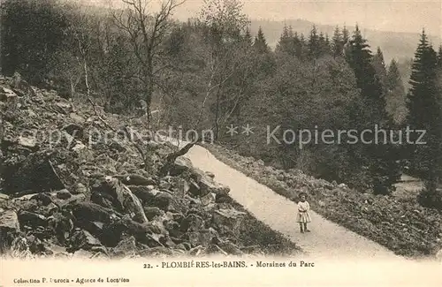AK / Ansichtskarte Plombieres les Bains_Vosges Moraines du Parc Plombieres les Bains