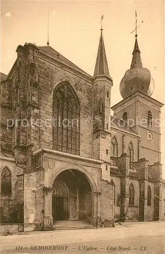 AK / Ansichtskarte Remiremont_Vosges Eglise Kirche Remiremont Vosges