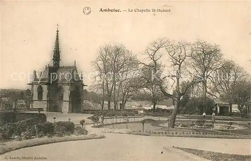 AK / Ansichtskarte Amboise Chapelle Saint Hubert Amboise