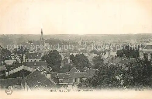 AK / Ansichtskarte Melun_Seine_et_Marne Vue generale Melun_Seine_et_Marne