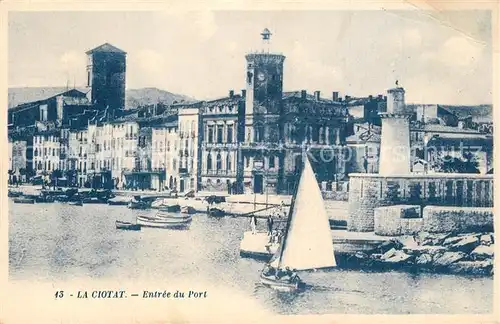 AK / Ansichtskarte La_Ciotat Entree du port La_Ciotat