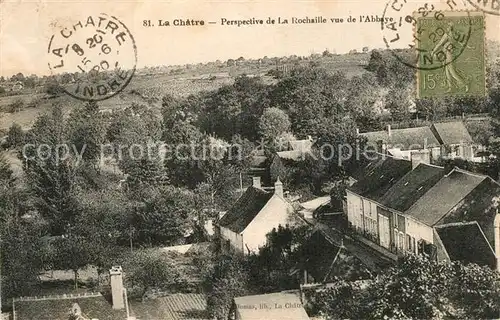 AK / Ansichtskarte La_Chatre Perspective de La Rochaille vue de l Abbaye La_Chatre
