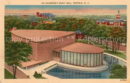 AK / Ansichtskarte Buffalo_New_York Kleinhan s Music Hall Illustration Buffalo_New_York