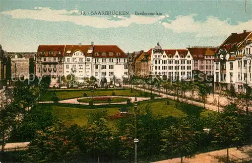 AK / Ansichtskarte Saarbruecken Beethovenplatz Saarbruecken