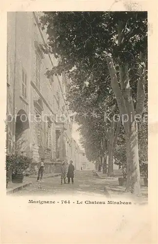 AK / Ansichtskarte Marignane Chateau Mirabeau Marignane