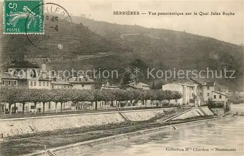 AK / Ansichtskarte Serrieres_Ardeche Panorama Quai Jules Roche Serrieres Ardeche