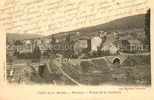 AK / Ansichtskarte Nouzon Vallee de la Meuse Route de la Cachette Nouzon