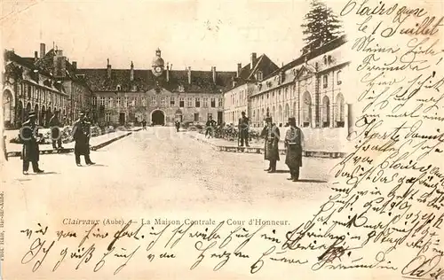 AK / Ansichtskarte Clairvaux_Aube Maison Centrale Ehrenhof Clairvaux_Aube