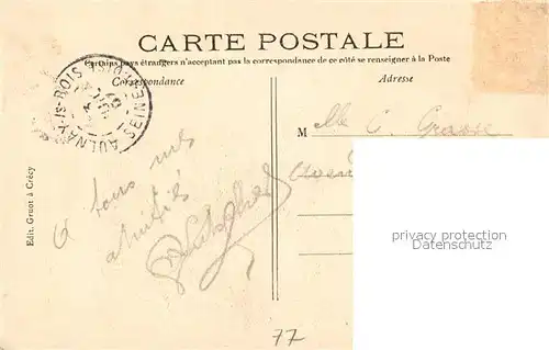 AK / Ansichtskarte Crecy_en_Brie Panorama de Serbonne Crecy_en_Brie