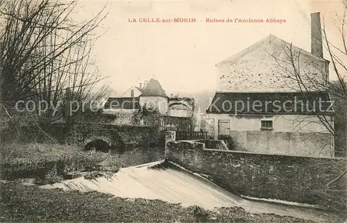 AK / Ansichtskarte Celle sur Morin_La Ruines de Ancienne Abbaye Celle sur Morin_La