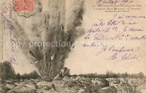 AK / Ansichtskarte Les_Rochers_de_la_Reine Sprengung  