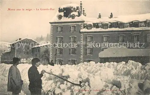 AK / Ansichtskarte Morez Grand Hotel de la Poste Morez