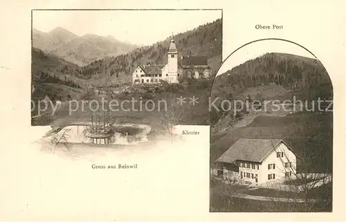 AK / Ansichtskarte Beinwil Kloster Obere Post Beinwil