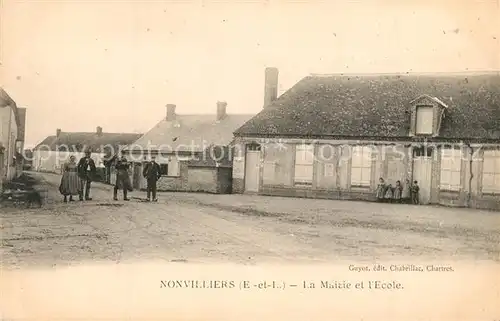 AK / Ansichtskarte Nonvilliers Grandhoux La Mairie et l Ecole Nonvilliers Grandhoux
