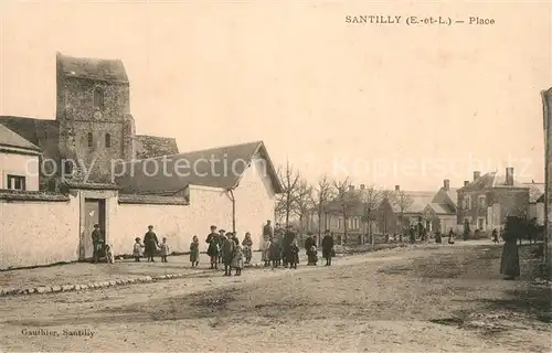 AK / Ansichtskarte Santilly_d_Eure et Loir La Place Santilly_d_Eure et Loir