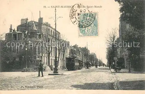 AK / Ansichtskarte Saint_Maurice_sur_Loire Rue de Saint Mande Saint_Maurice_sur_Loire