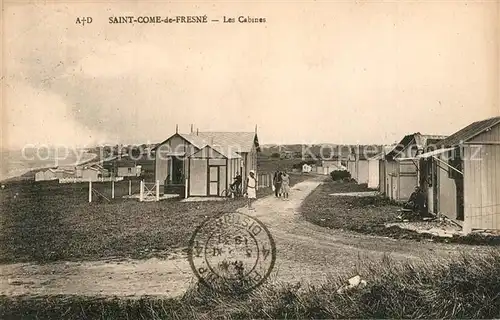 AK / Ansichtskarte Saint Come de Fresne Les Cabines Saint Come de Fresne