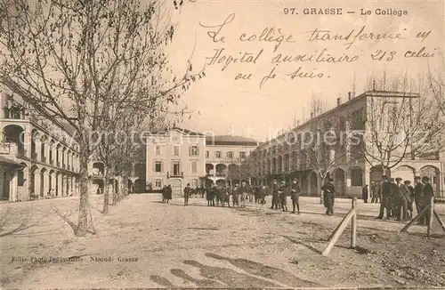 AK / Ansichtskarte Grasse_Alpes_Maritimes Le College Grasse_Alpes_Maritimes