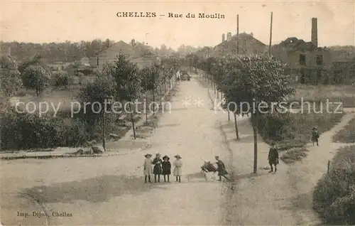 AK / Ansichtskarte Chelles_Oise Rue du Moulin Chelles_Oise