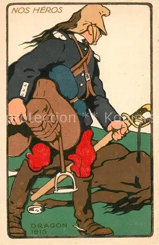 AK / Ansichtskarte Vendrest Nos Heros Dragon 1915 Vendrest