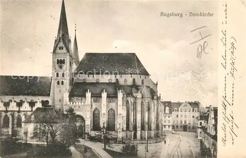 AK / Ansichtskarte Augsburg Domkirche Augsburg