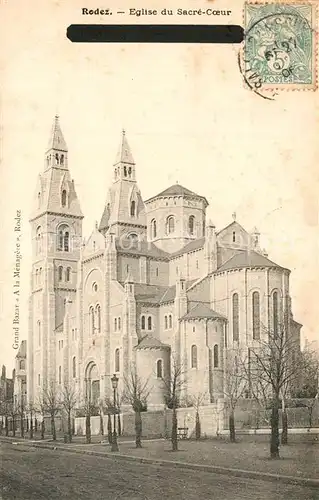 AK / Ansichtskarte Rodez Eglise du Sacre Coeur  Rodez