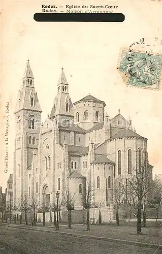 AK / Ansichtskarte Rodez Eglise du Sacre Coeur  Rodez