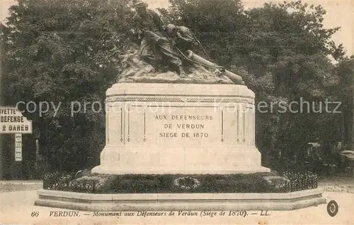 AK / Ansichtskarte Verdun_Meuse Monument aux Defenseurs  Verdun Meuse