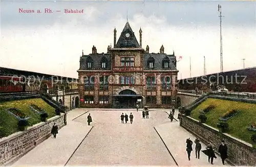 AK / Ansichtskarte Neuss Bahnhof Neuss