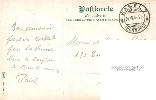 AK / Ansichtskarte Basel_BS Mittlere Rheinbr?cke Strassenbahn Basel_BS