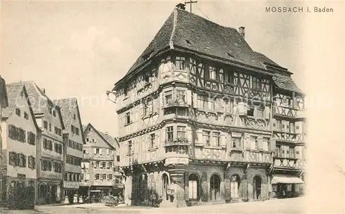 AK / Ansichtskarte Mosbach_Baden Altstadt Fachwerkhaus Historisches Gebaeude Mosbach_Baden