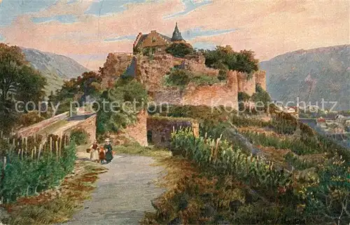 AK / Ansichtskarte Bad_Muenster_Stein_Ebernburg Burg Ebernburg Kuenstlerserie Wiro Nr. 2062C Bad_Muenster