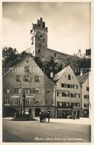 AK / Ansichtskarte Fuessen_Allgaeu Blick auf das Schloss Fuessen Allgaeu